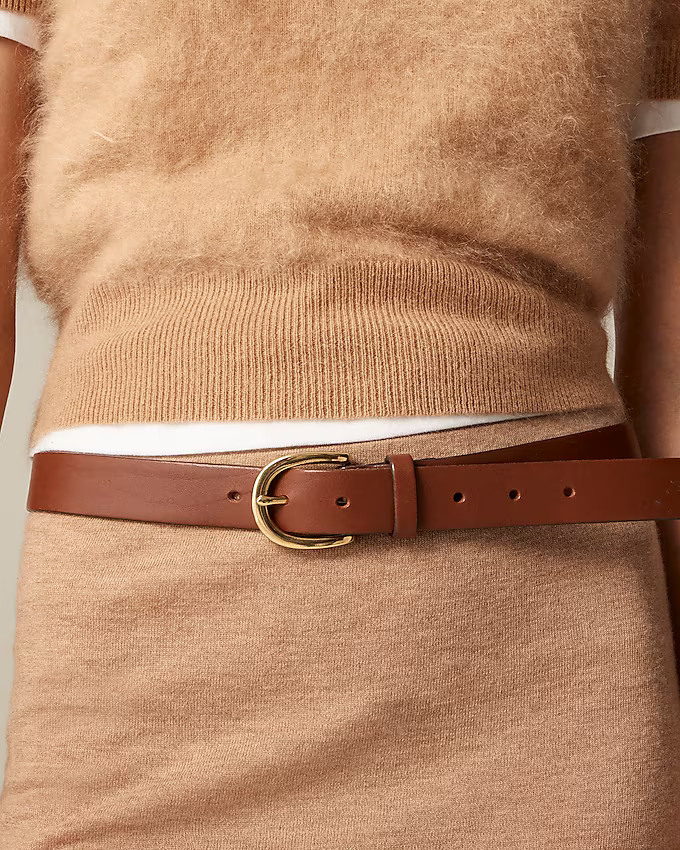 Classic belt in Italian leather | J. Crew US