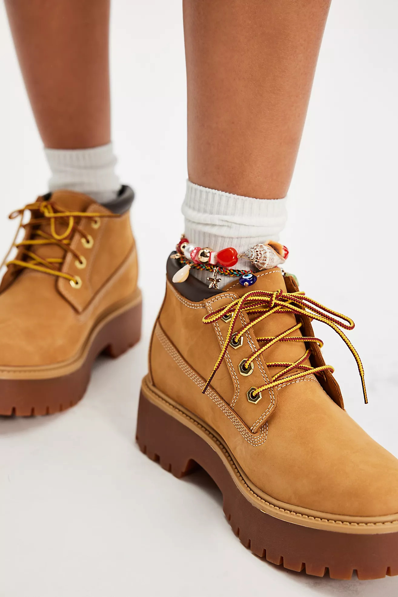 Timberland Stone Street Mid Lace-Up Waterproof Boots | Free People (Global - UK&FR Excluded)