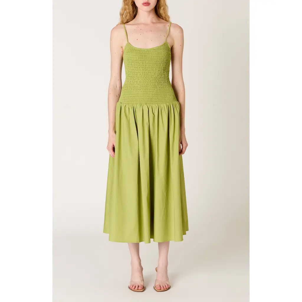 Granada Open Back Cotton Midi Sundress | Nordstrom