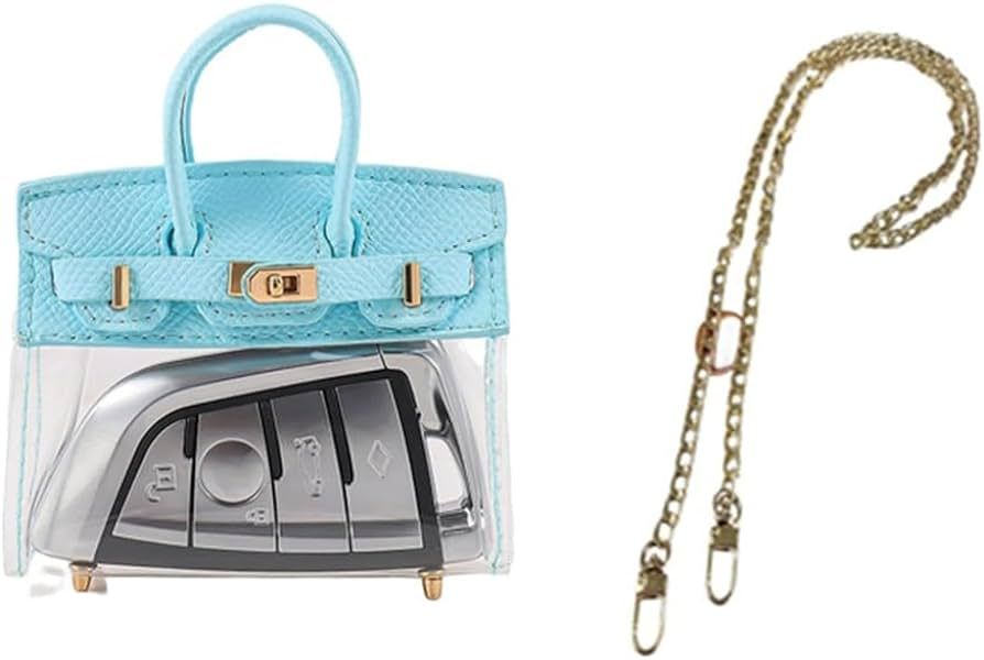Mini Creative Handbag Design Car Keys,Car Key Mini Handbag, Exquisite Transparent Small Handbag w... | Amazon (US)