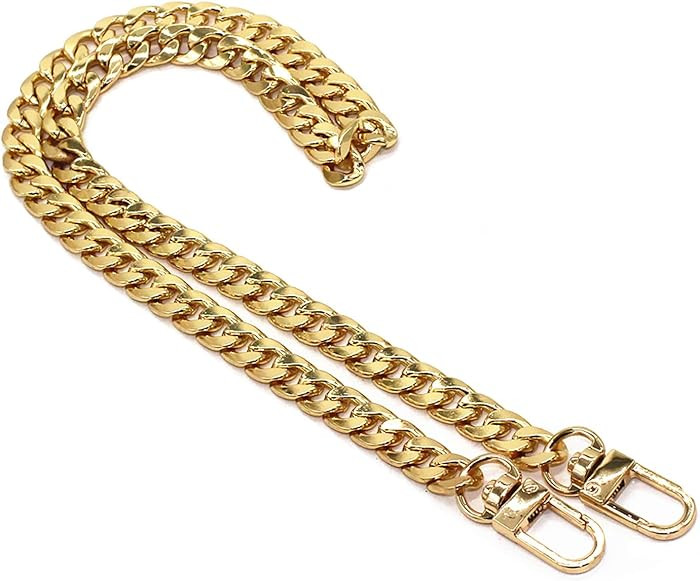 Model Worker DIY Iron Flat Chain Strap Handbag Chains Purse Chain Straps Shoulder Cross Body Repl... | Amazon (US)