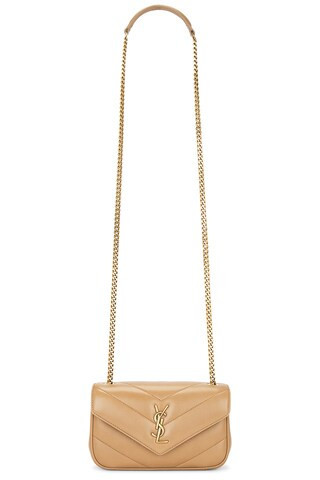 Saint Laurent Toy Loulou Bag in Beige | FWRD 