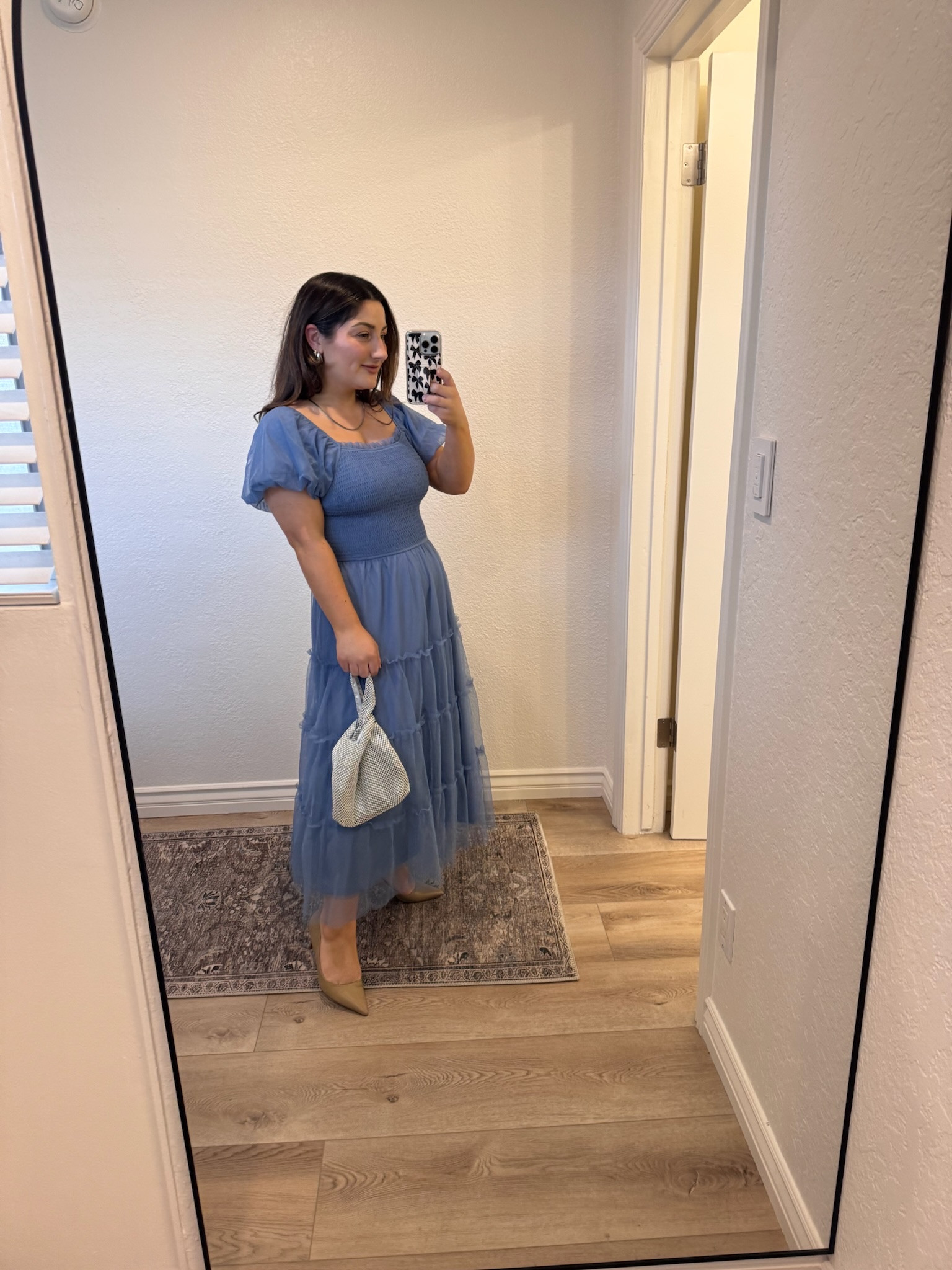 Petite friendly wedding guest or special occasion dress! 

Tulle dress with short sleeves
Size small 
(5'0" 145lbs)

#LTKPetite #LTKWedding #LTKFindsUnder100