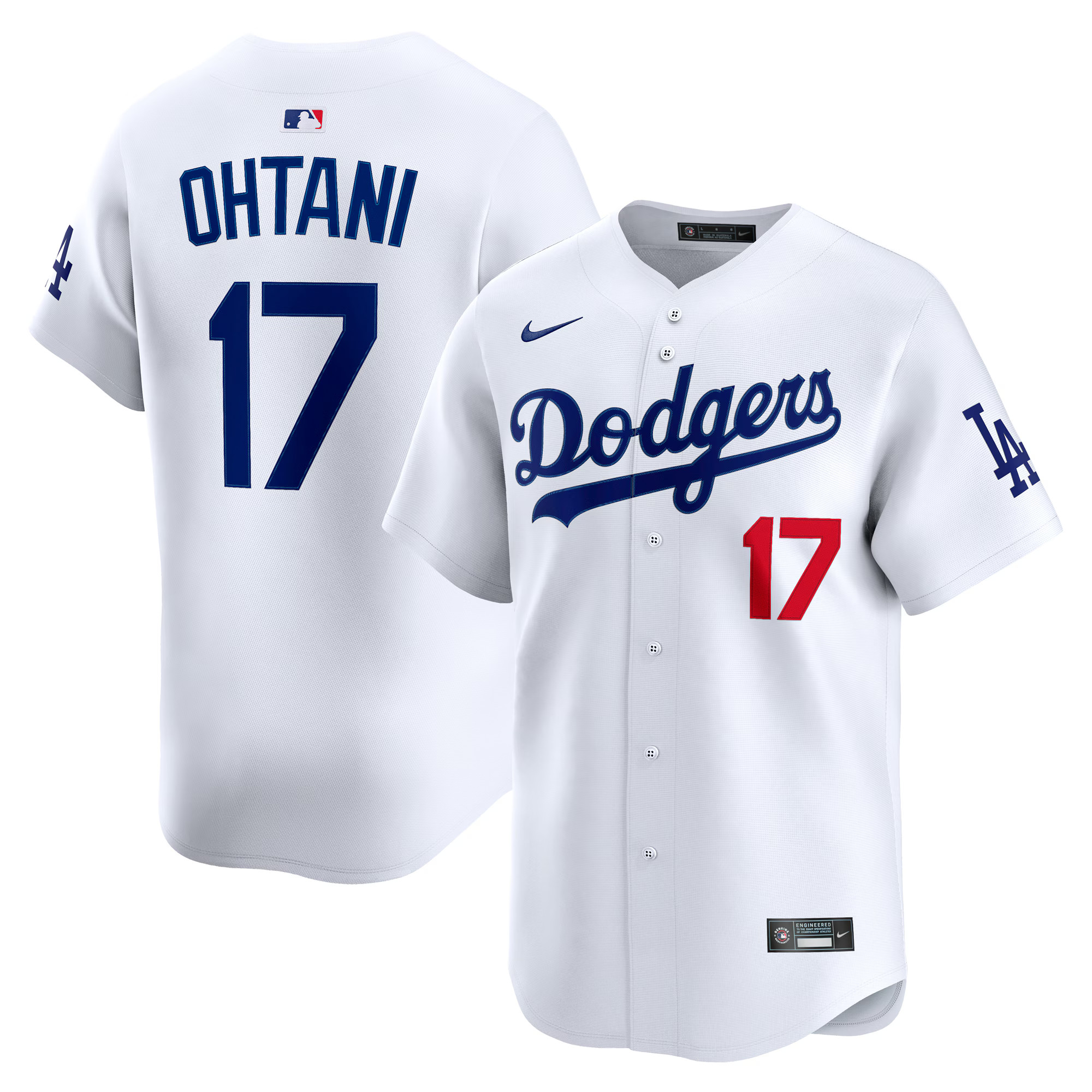 Men's Los Angeles Dodgers Shohei Ohtani Nike White Home Limited Player Jersey | MLB Shop