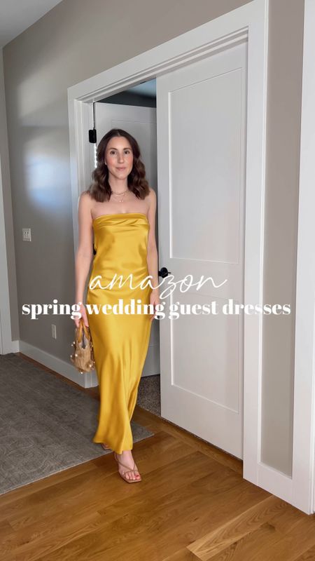 Amazon spring wedding guest dresses🌸

I found some of the cutest wedding guest dress options on Amazon! These would all work for a spring or summer wedding or any special occasion!

Wearing size small in all! Green ruffle dress runs big and suggest sizing down!



#LTKstyletip #LTKwedding