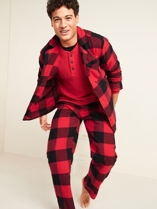 Plaid Flannel Pajama Set for Men | Old Navy (CA)
