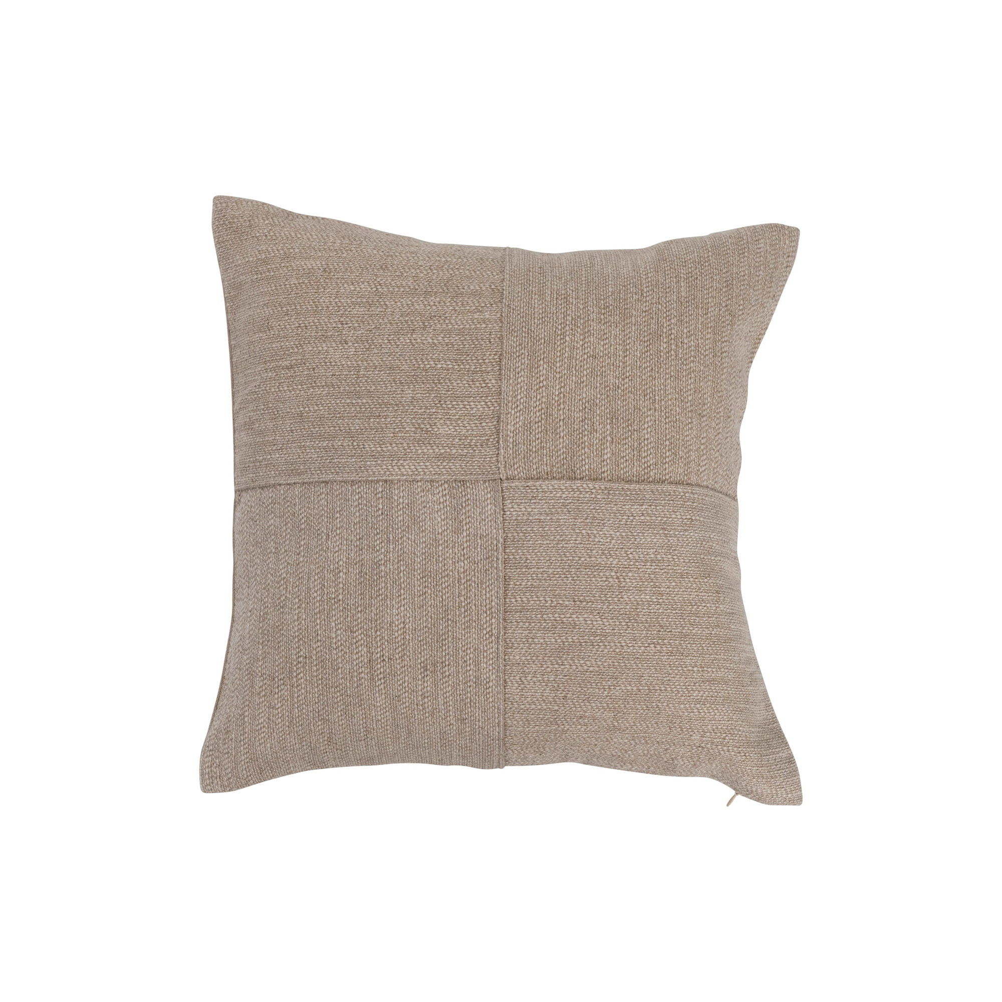 Creative Co-Op Woven Linen Blend Pieced Pillow | Walmart (US)