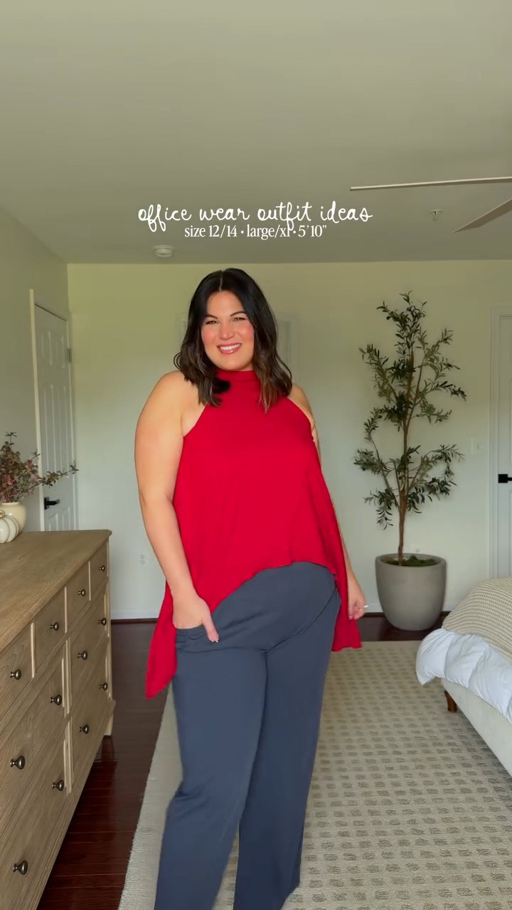 Office wear outfits!

I’m wearing a size xl in the longest length in the pants and size xl in tops

#LTKWorkwear #LTKMidsize #LTKSeasonal
