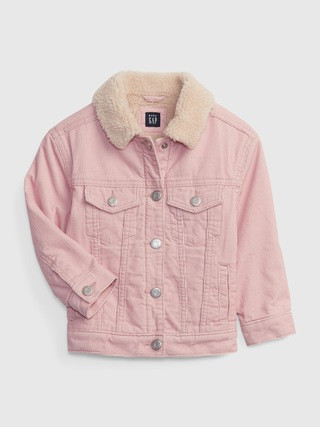 Toddler Sherpa-Lined Corduroy Jacket with Washwell | Gap (US)