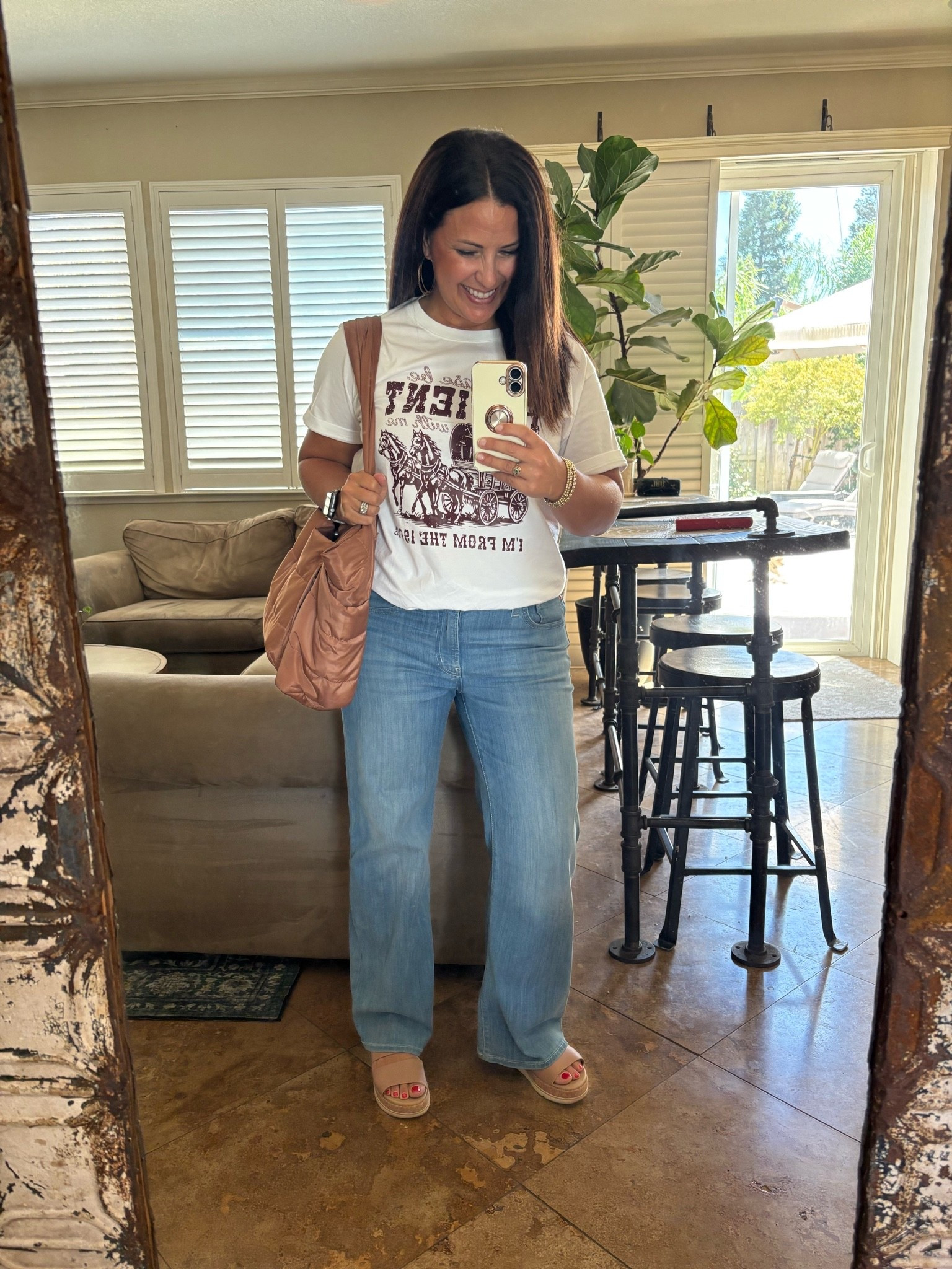 New favorite teacher tee 😂📚

Please be patient with me… I’m from the 1900s. 😂

Honestly, this might be the most accurate Social Studies teacher shirt ever. And yes, I’m fully embracing the fact that my students think anything before the iPhone is basically ancient history. 🤣

#SocialStudiesTeacher #TeacherStyle #TeacherOutfit #MiddleSchoolTeacher #TeacherLife #HistoryTeacher #BackToSchoolStyle #TeacherFashion #WorkingMomStyle #CasualTeacherOutfit

#LTKOver40 #LTKWorkwear #LTKPetite