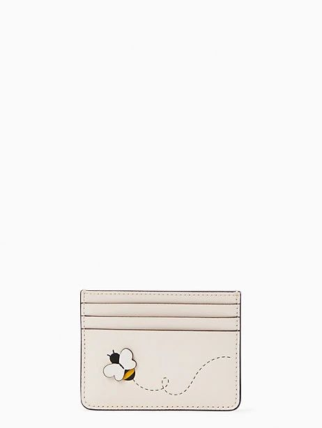 honey bee small slim card holder | Kate Spade Outlet