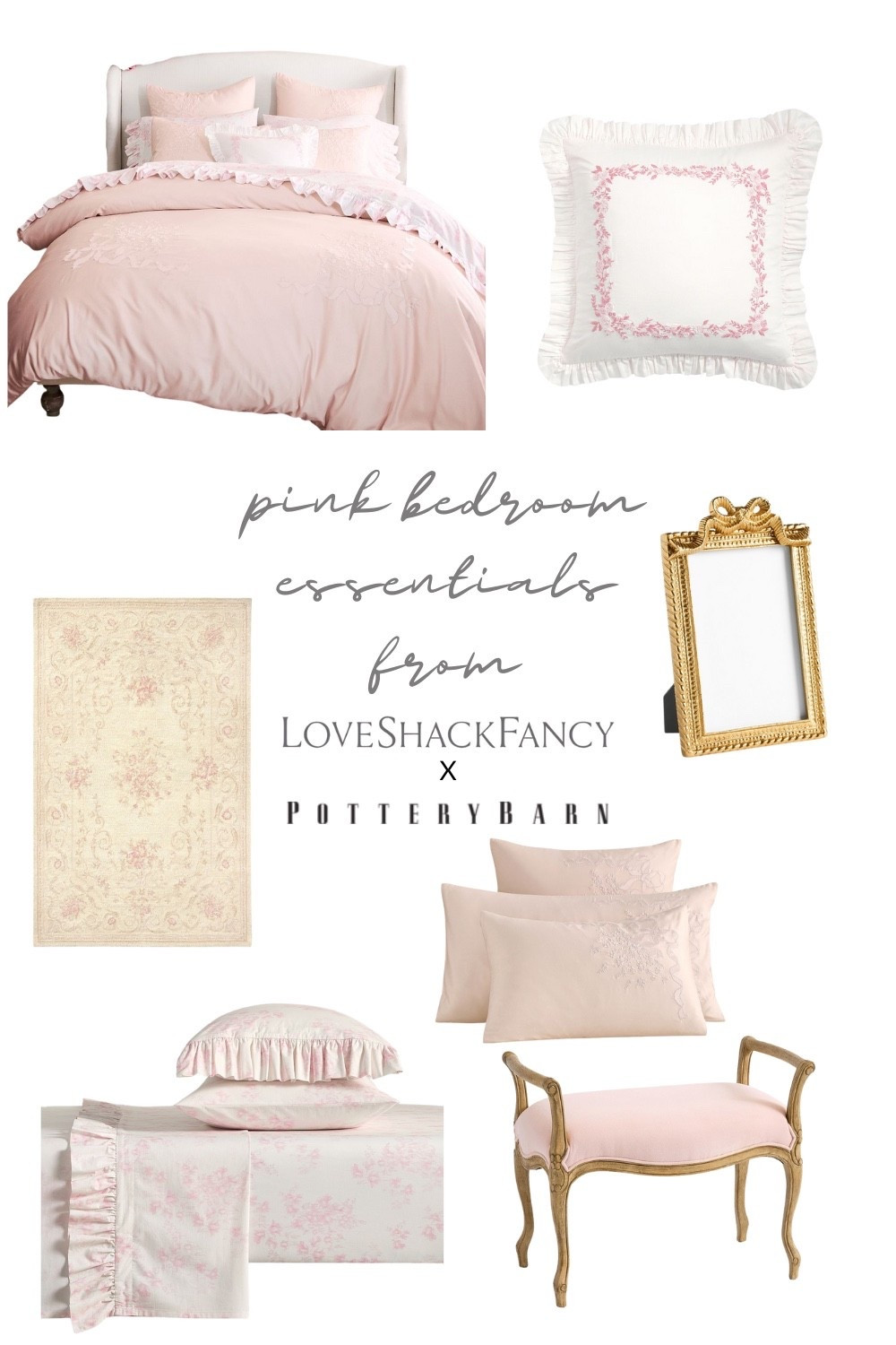 Pink Bedroom Essentials From
LoveShackFancy x Pottery Barn | Bedroom Refresh | Bedroom Decor

#LTKHome