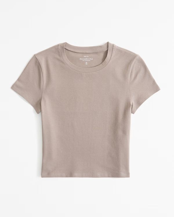 Women's Essential Baby Tee | Women's Tops | Abercrombie.com | Abercrombie & Fitch (US)