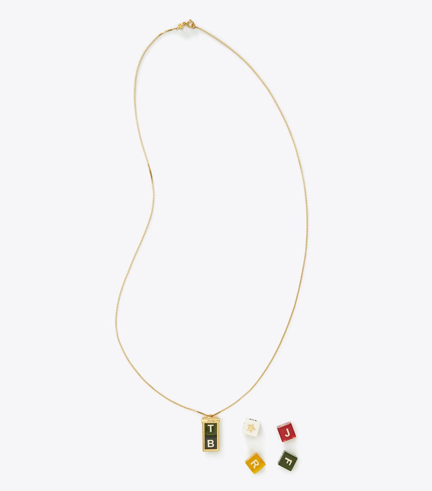 Love Letters Pendant Necklace: Women's Designer Necklaces | Tory Burch | Tory Burch (US)