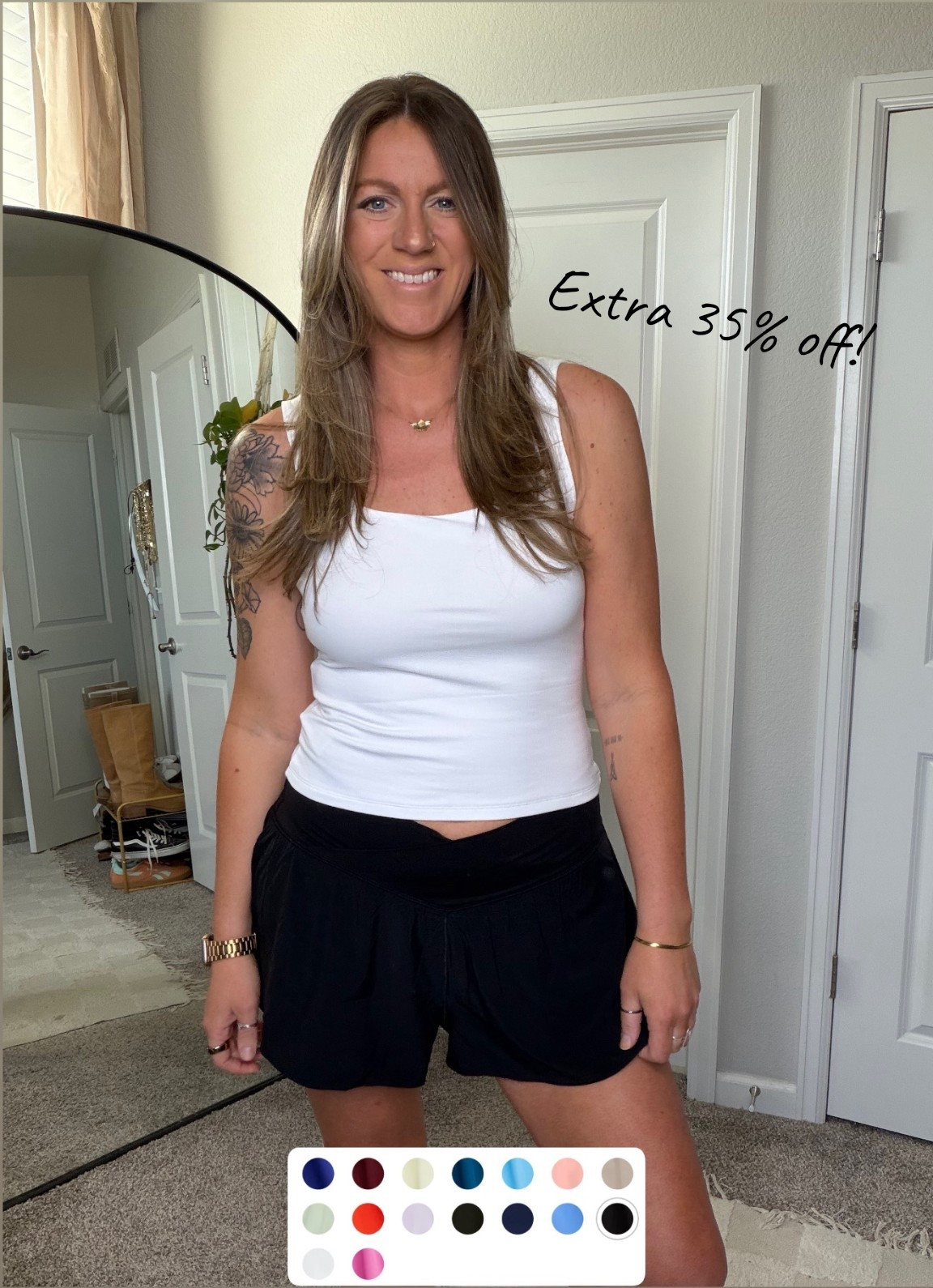 My active shorts just dropped a ton of new colors and on sale extra 35% off with code: MORELOVE 

#LTKTall #LTKOver40 #LTKActive