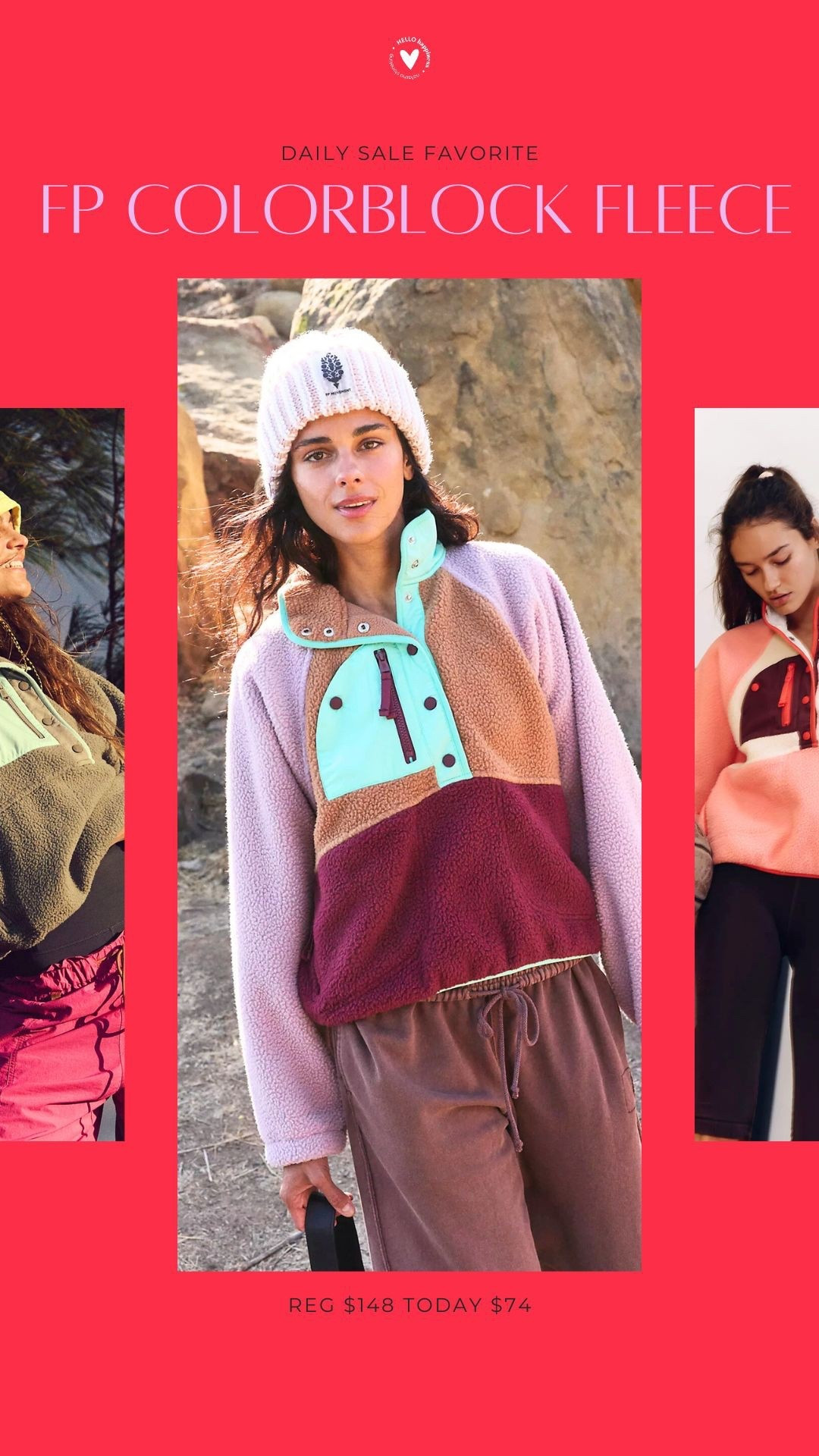 daily sale fav | FP colorblock fleece 

#LTKSaleAlert #LTKActive