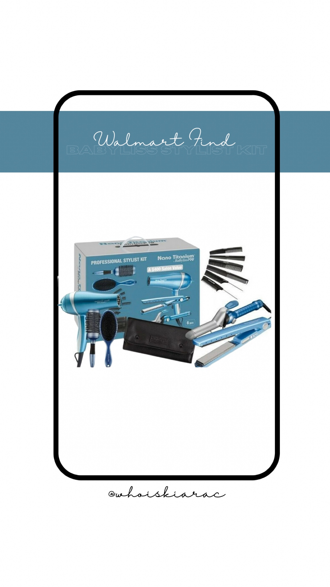 This Babyliss Pro Nano Titanium Pro Stylist kit will make the perfect gift this holiday season 💇🏽‍♀️

#LTKbeauty #LTKHoliday #LTKGiftGuide