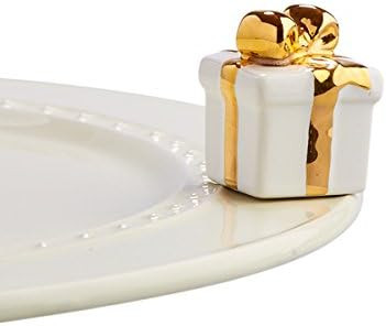 Amazon.com: Nora Fleming Hand-Painted Mini: Golden Wishes (White Gift) A185 : Home & Kitchen | Amazon (US)