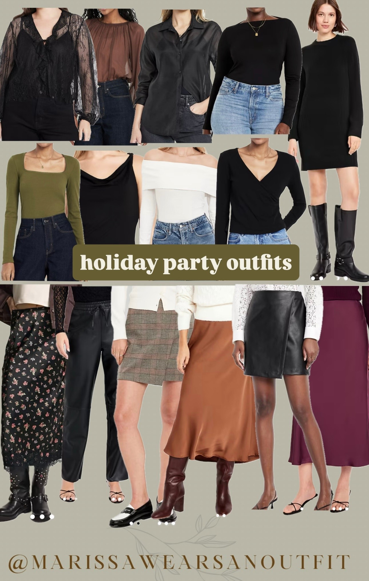 Mix and match pieces for holiday parties!

#LTKFindsUnder100 #LTKootd #LTKHoliday