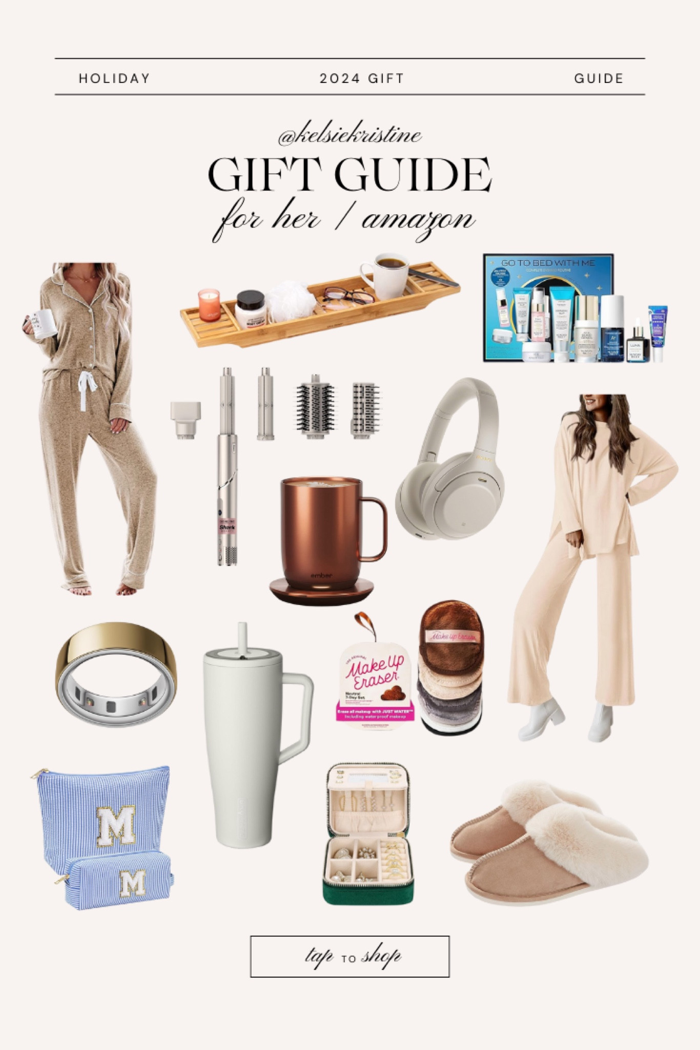 Amazon gift guide for her 🙌🏻🙌🏻 

Athleisure, loungewear, bath tray, ember cup, smart, ring, make up eraser, gifts for ladies, holiday season, Christmas 

#LTKStyleTip #LTKGiftGuide #LTKHoliday