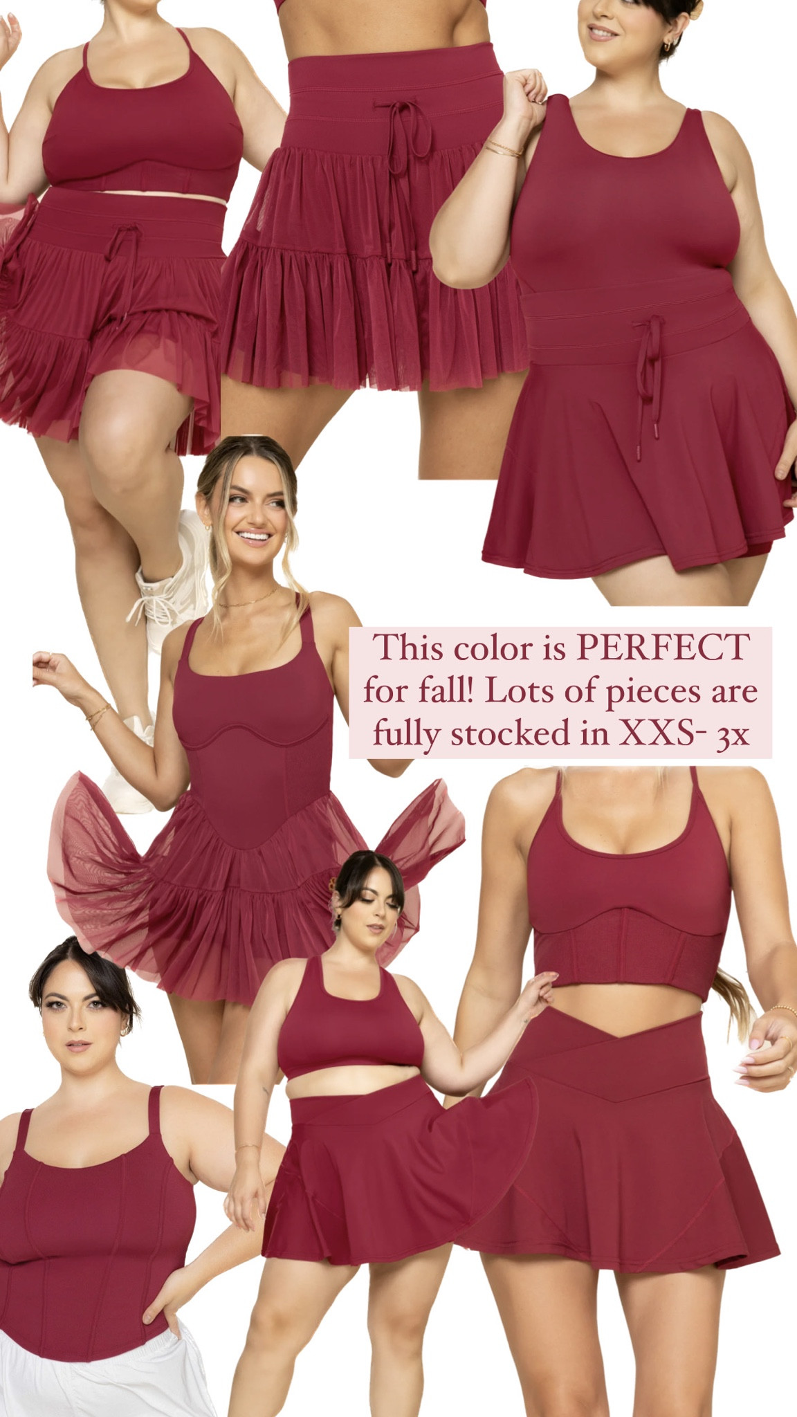 The viral active skirt by pop flex active is back in stock!!  Lots of cute activewear options in this new color drop! 

#LTKPlusSize #LTKActive #LTKMidsize