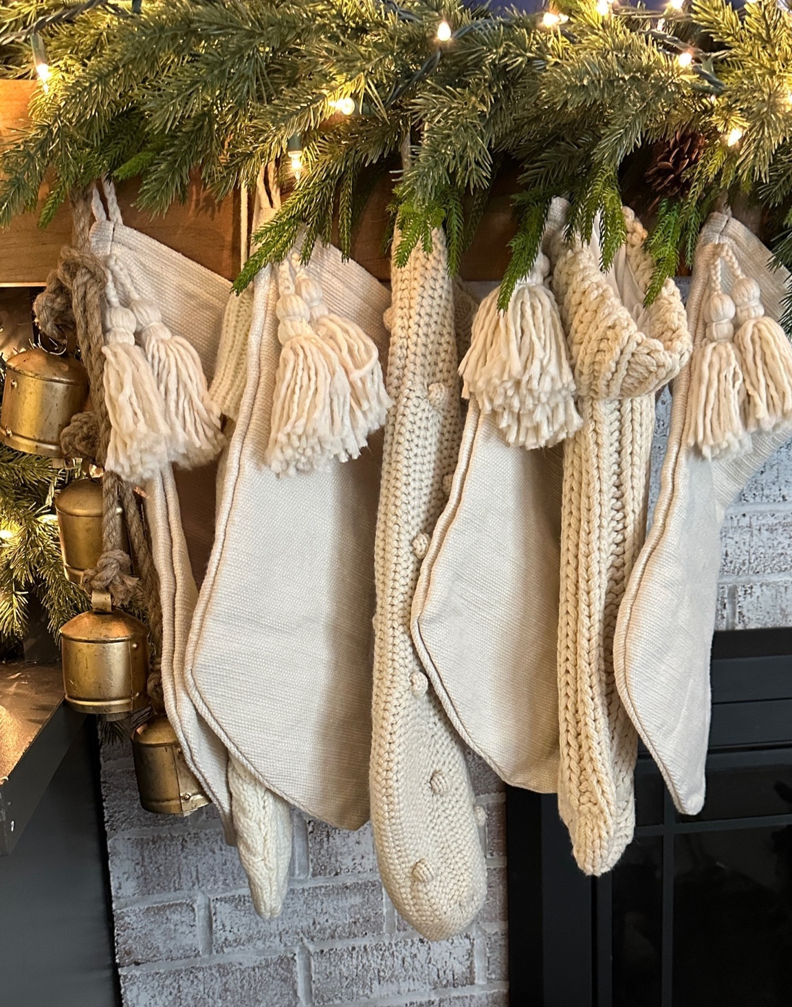 Holiday stockings and garland! Tap photos to shop and follow for more! Xx 

#LTKhome #LTKCyberWeek #LTKHoliday