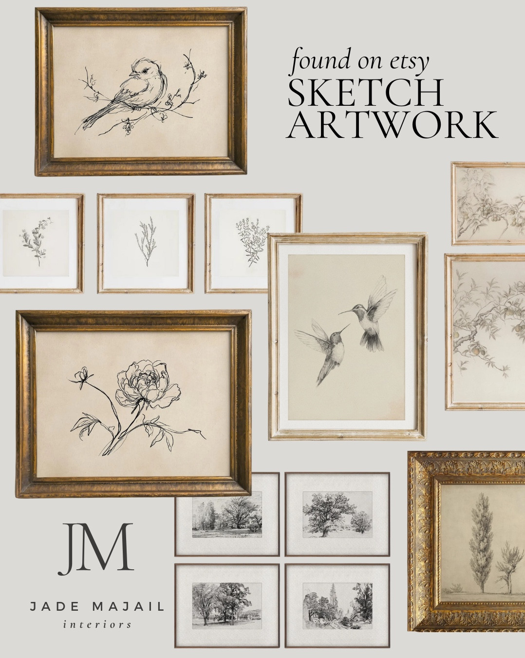 Etsy sketch artwork 🤍 

Vintage art, sketch prints, wall art, transitional style home decor, living room bedroom bathroom kitchen art

#LTKHome #LTKFamily #LTKSaleAlert