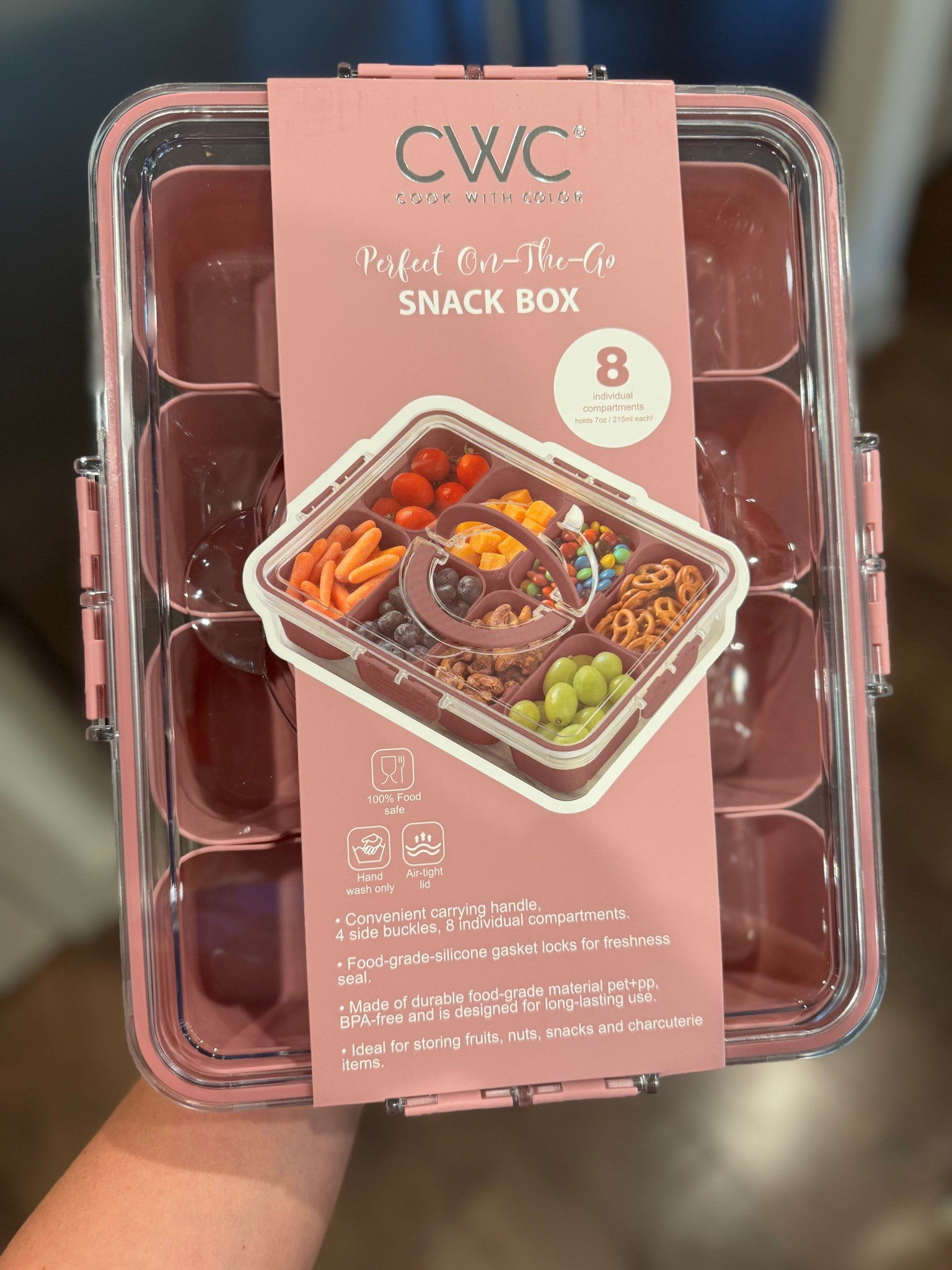 Found the perfect snack tray for lake/pool/travel/adventure days! I’ve been looking for a good snack storage solution for my girls, because they like variety. This is the perfect option from Walmart!