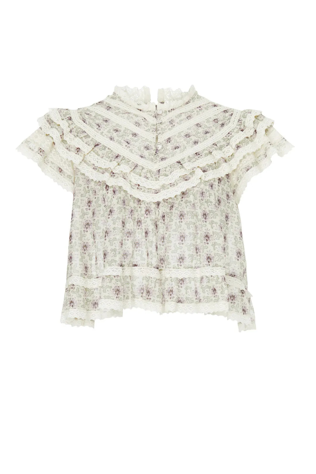 Yvonne Flutter Top | Rent the Runway