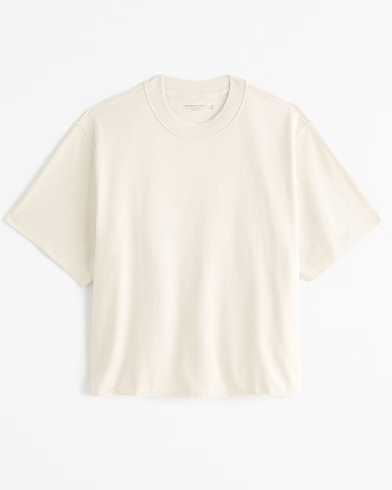Vintage-Inspired Cropped Tee | Abercrombie & Fitch (US)