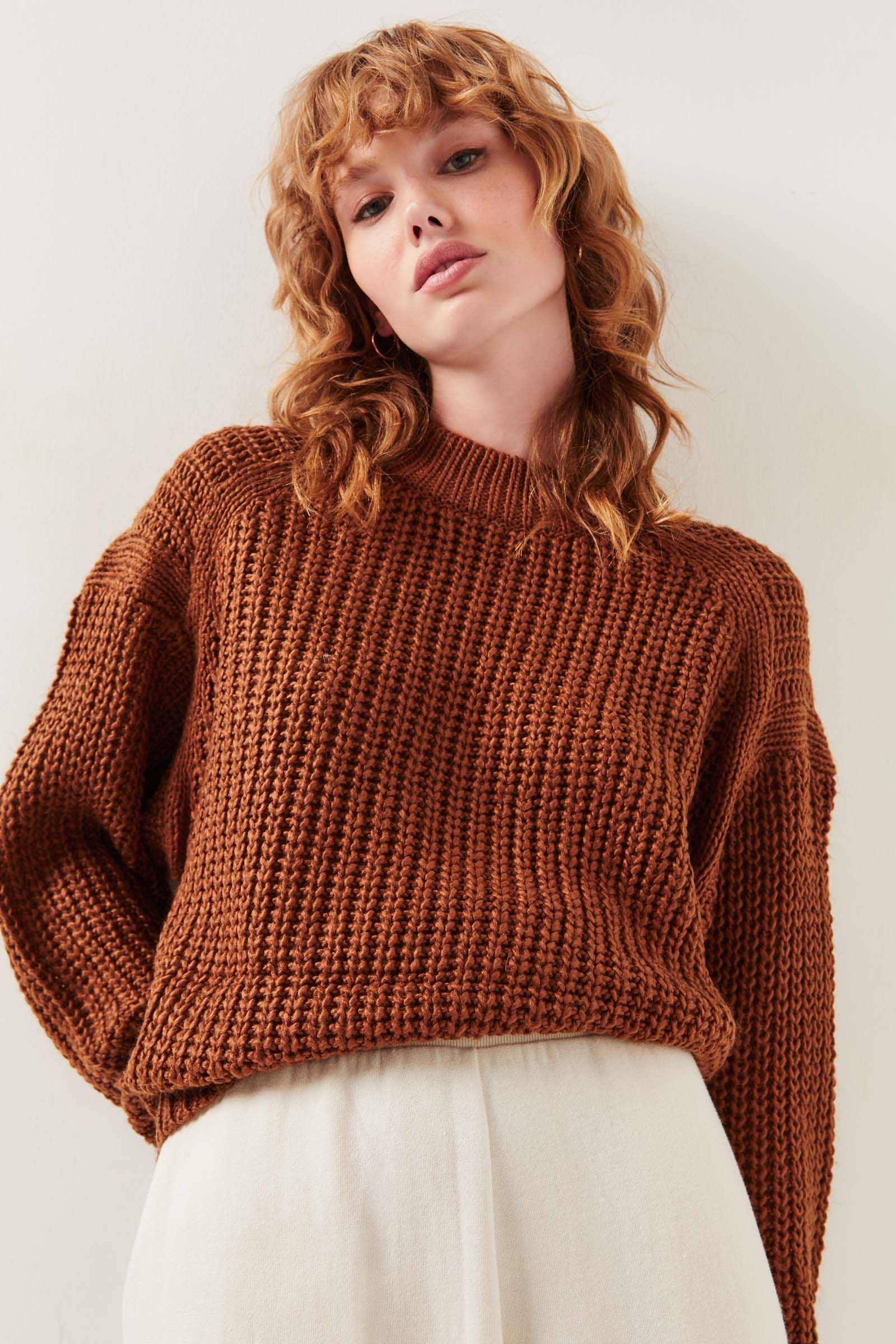 Chunky Raglan Sweater | Ardene