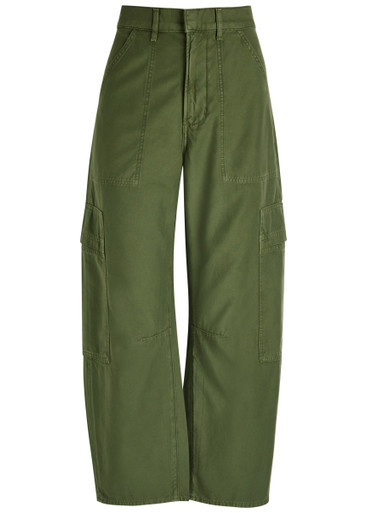 Marcelle Low Slung cotton cargo trousers | Harvey Nichols