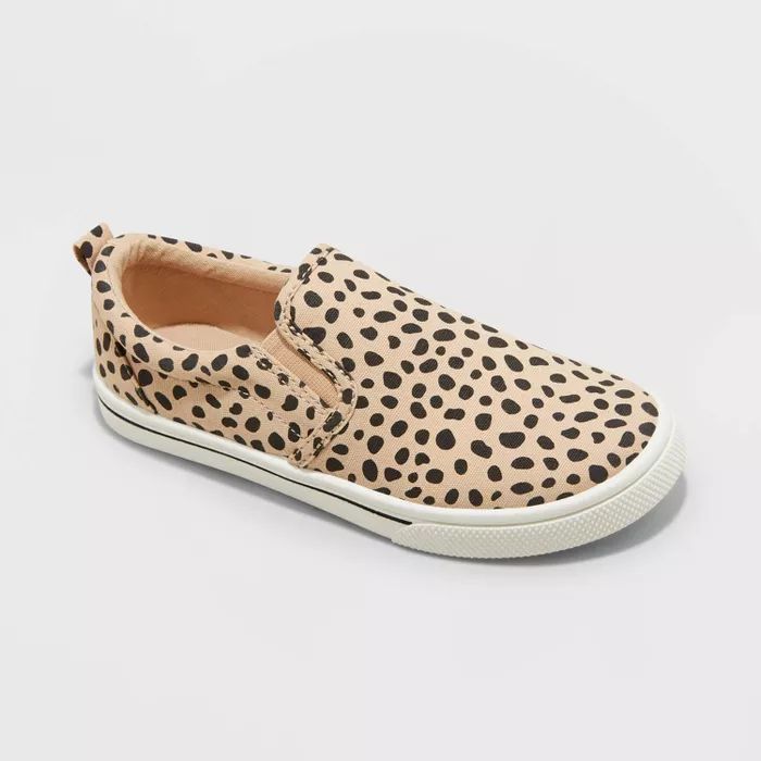 Kids&#39; Blaine Slip-On Apparel Sneakers - Cat &#38; Jack&#8482; Brown 6 | Target