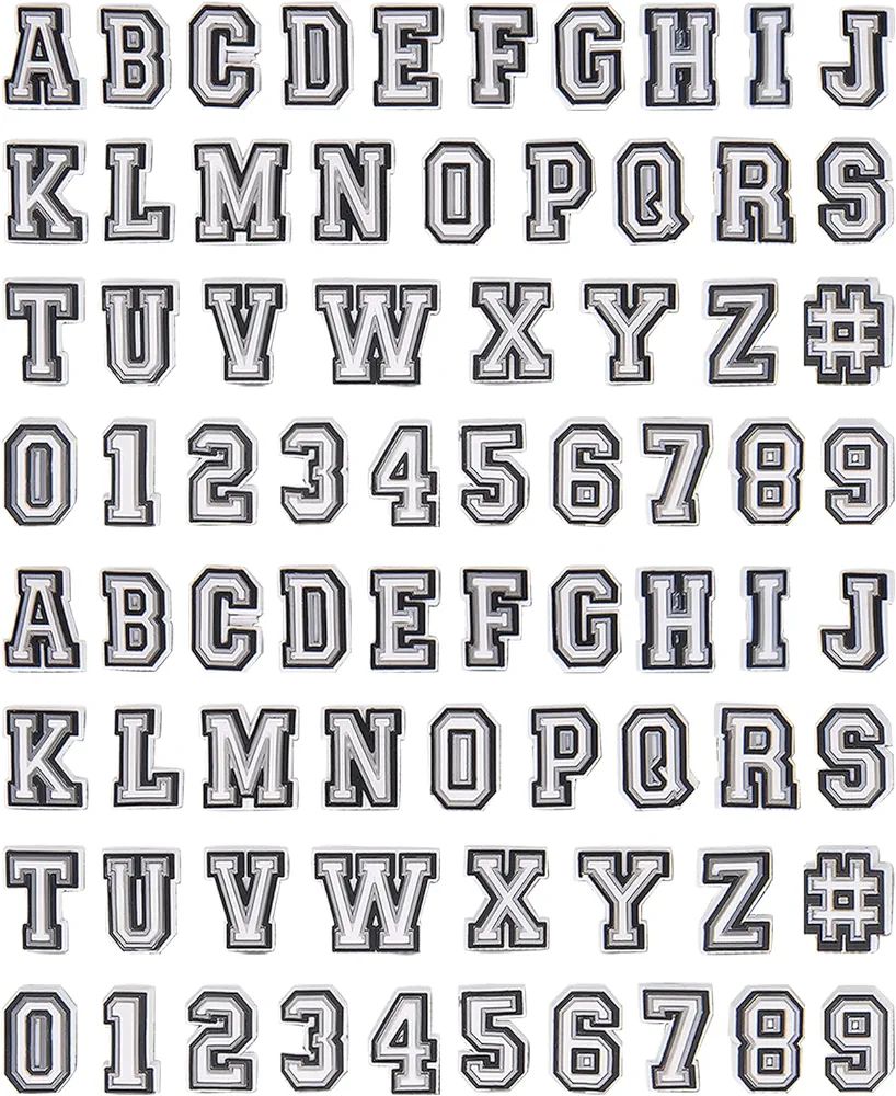 74 Pack Letter Decoration Charms 0-9# Number, Alphabet ABC-Z Characters, DIY for Boy Girl Teens M... | Amazon (US)