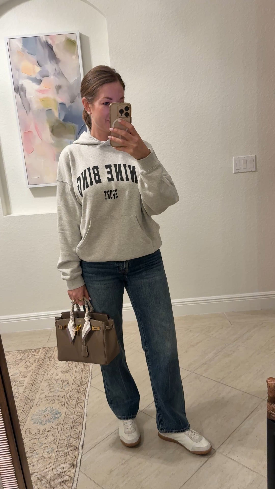 Hoodie small • Denim 27 @aninebing 

#LTKdayinmylife #LTKootd #LTKOver40