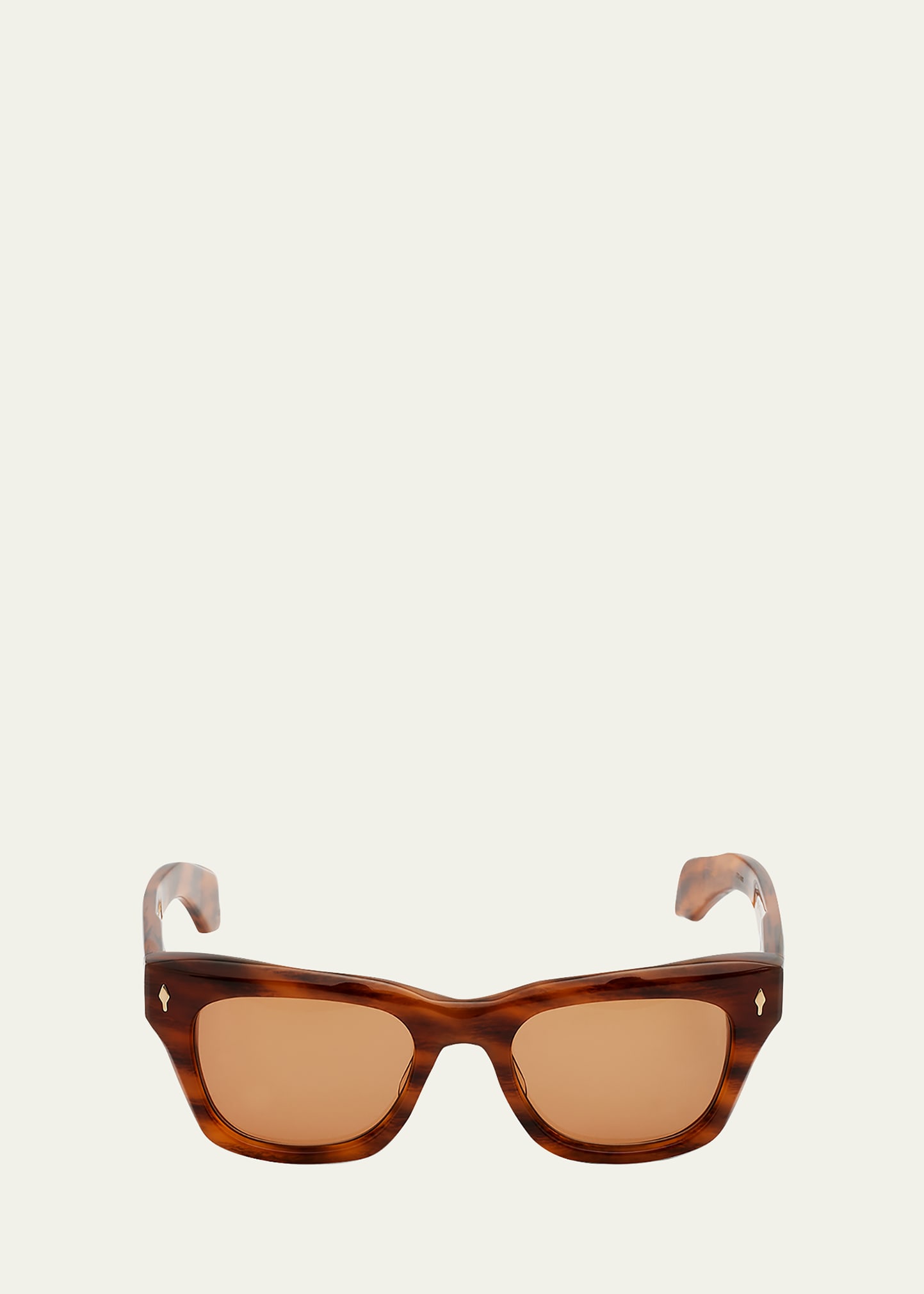 Jacques Marie Mage Men's Dealean Rectangle Acetate Sunglasses | Bergdorf Goodman