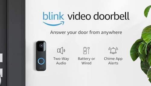 Blink Video Doorbell | 1080p HD video, two-year battery life, simple setup, Works with Alexa — ... | Amazon (US)