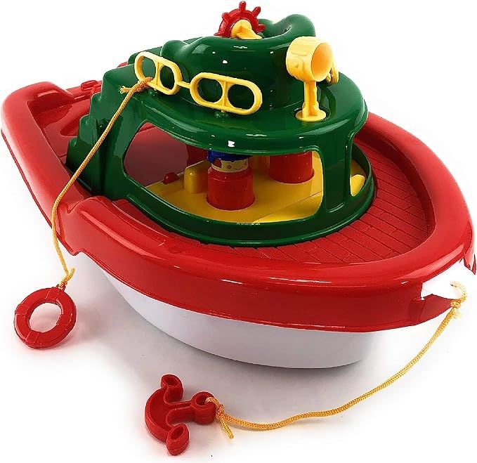 Matty's Toy Stop Deluxe (17") Large Plastic Boat, Perfect for Bath, Pool, Beach Etc. (17" Long x ... | Amazon (US)