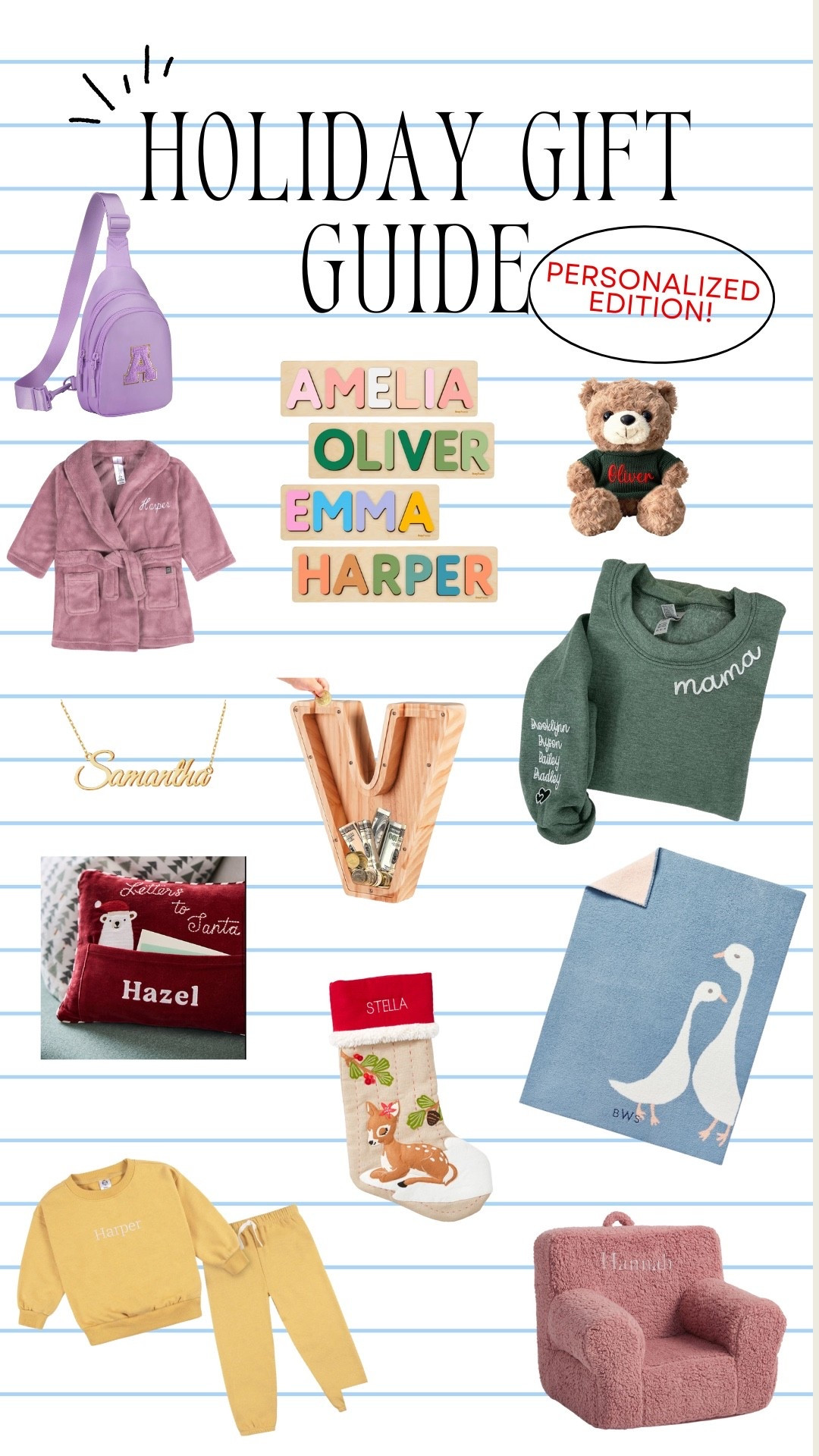 There’s nothing more special than a personalized gift - here are some great deals, especially for little ones! 

#LTKCyberWeek #LTKGiftGuide #LTKKids