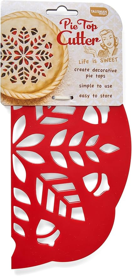 Talisman Designs Pie Top Cutter | Pie Crust Cutter | Pie Decorating Tools | Pie Pastry Baking Acc... | Amazon (US)