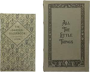 Creative Co-Op MDF & Canvas Book, Set of 2 All The Little Things Storage Box, Natural, 2 | Amazon (US)