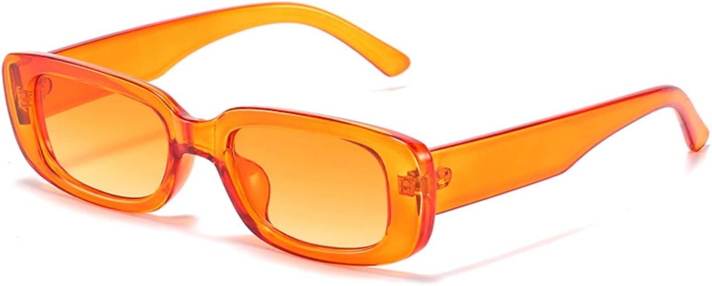 IKANOO Retro Rectangle Sunglasses for Women Men Small Square Frame Trendy Y2K 90\u2019s Black Sun... | Amazon (US)