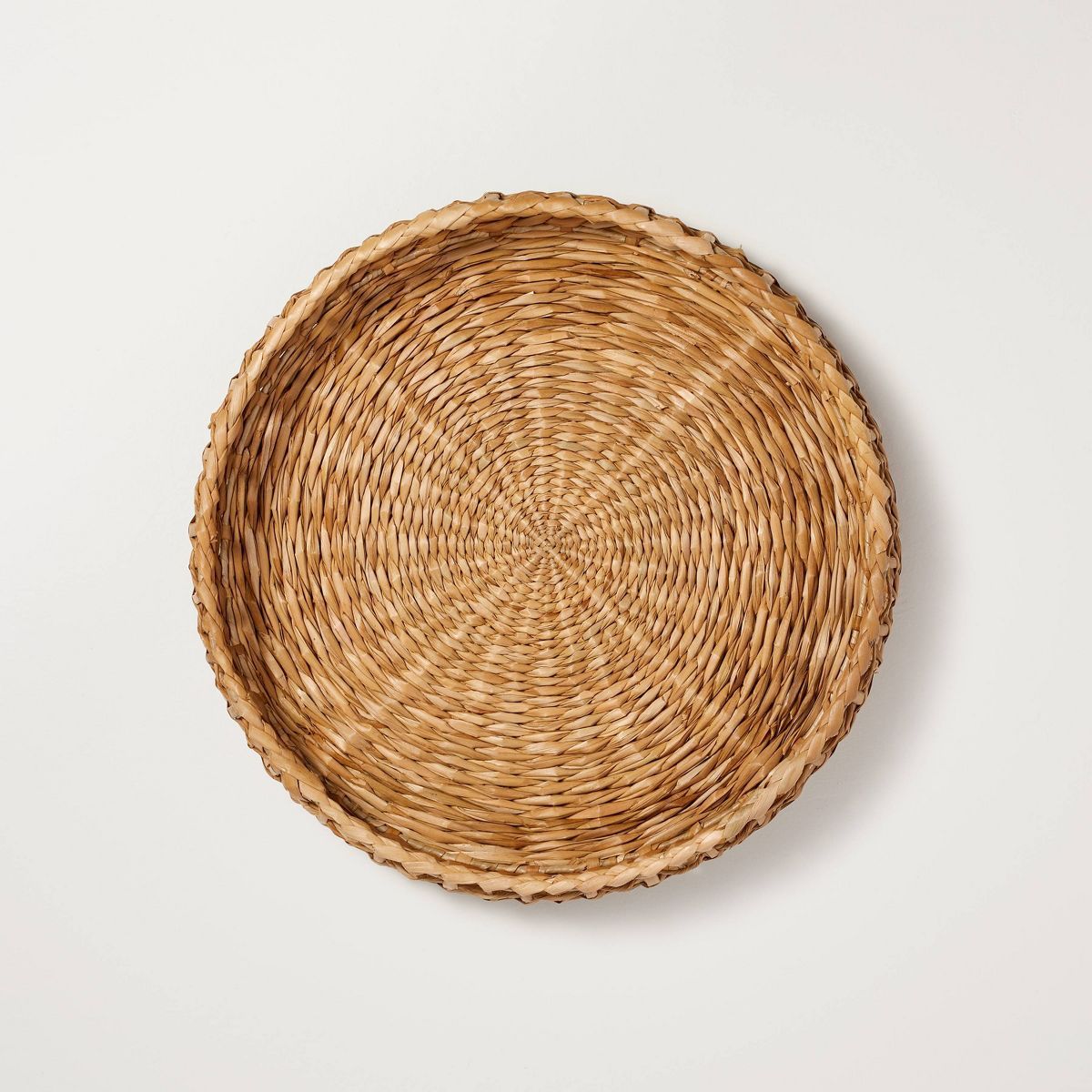 18" Natural Woven Decorative Tray - Hearth & Hand™ with Magnolia | Target