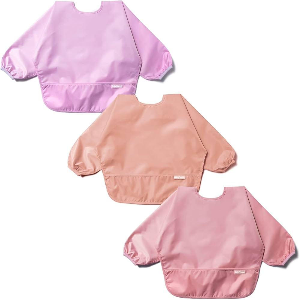 Zoosa Baby Long Sleeve Waterproof Bibs for Baby Boy Girl,Baby Led Weaning Smock Outfit for Toddle... | Amazon (US)