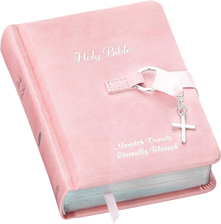 Let's Make Memories Personalized Simply Charming Children's Bible with Name Engraved - Religious ... | Amazon (US)