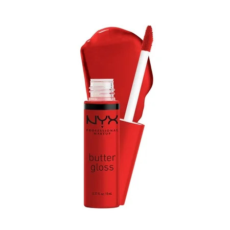 NYX Professional Makeup Butter Gloss, Non-Sticky Lip Gloss, Apple Crisp, 0.27 Oz | Walmart (US)