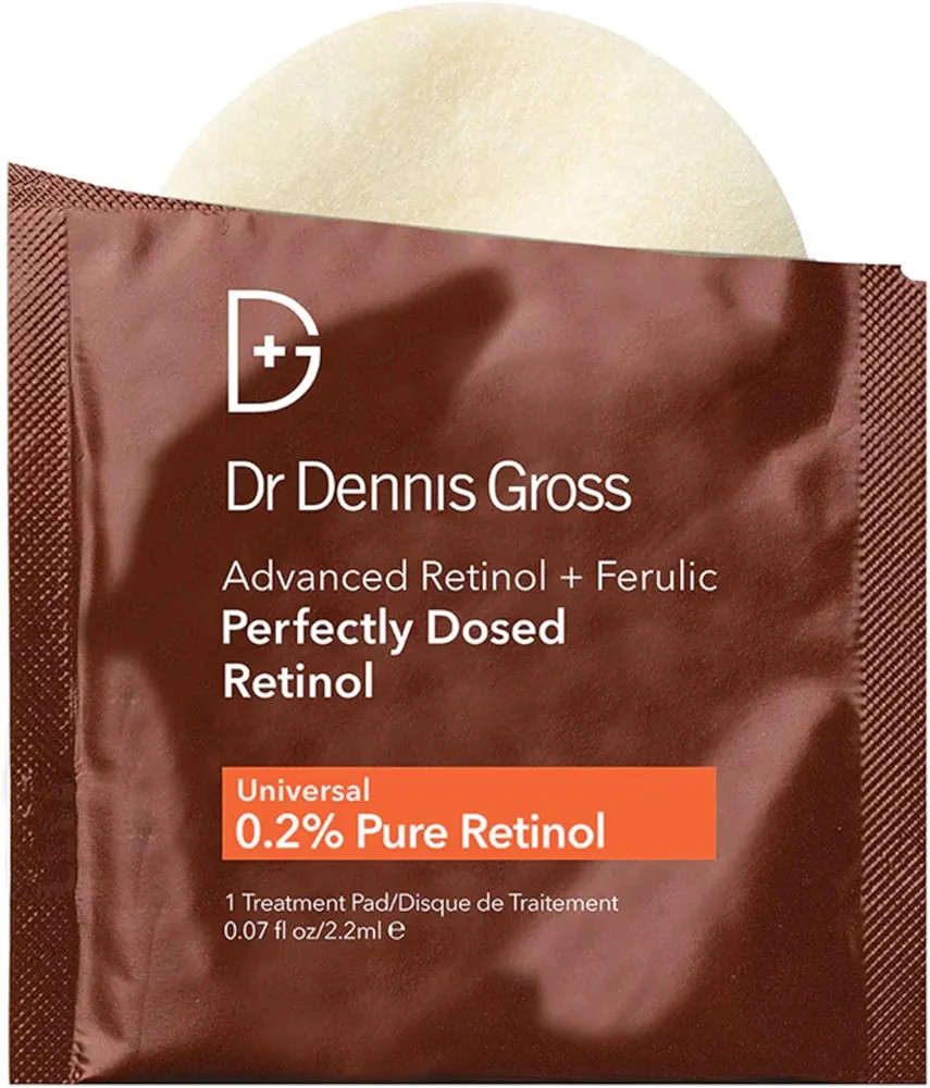 Dr Dennis Gross Advanced Retinol + Ferulic Perfectly Dosed Treatments (Universal 0.2%), 8 Pack | Amazon (US)