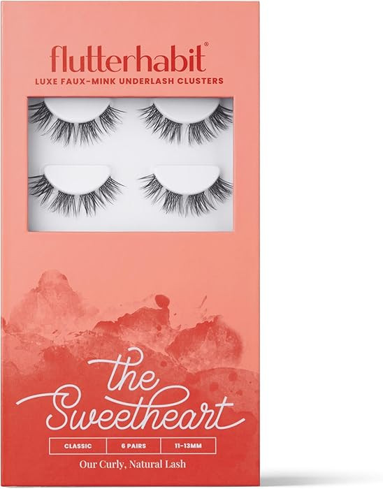Sweetheart Doll-Eyed Lash Clusters for Women, Salon Quality At Home Eyelashes Extension Kit, 6 La... | Amazon (US)