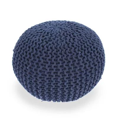 Evangeline 20" Round Pouf Ottoman | Wayfair North America