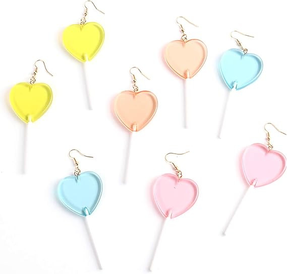 Trendy Statement Creative Assorted Cute Fruits Earring Assorted Cute Fruits Dangle Earrings | Amazon (US)
